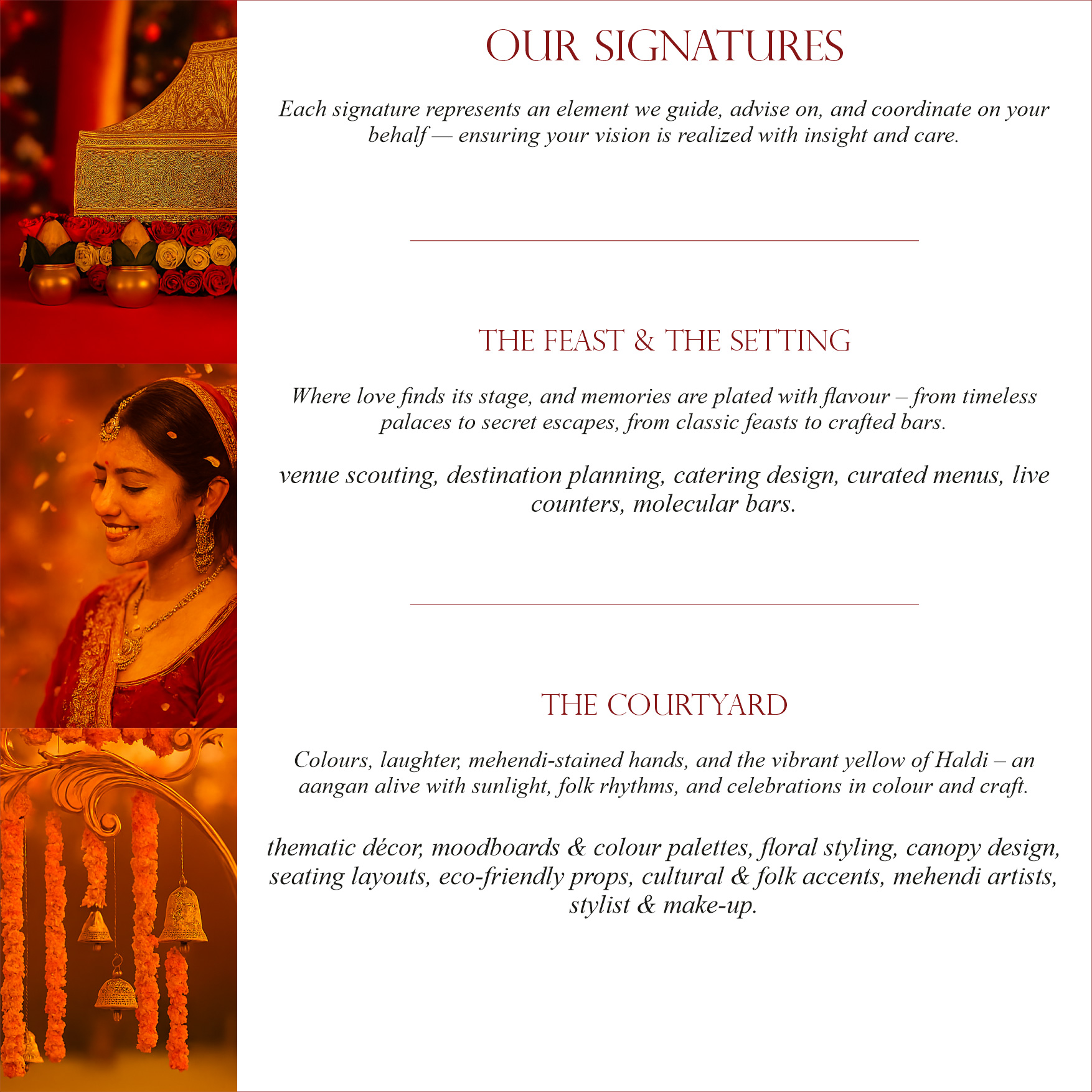 The Calippic Studio - Destination Wedding Planner